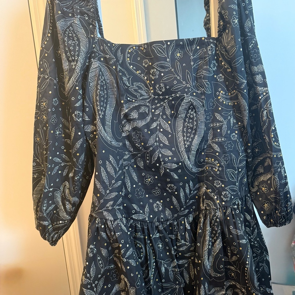 Anthropologie Maeve Paisley Print Dress